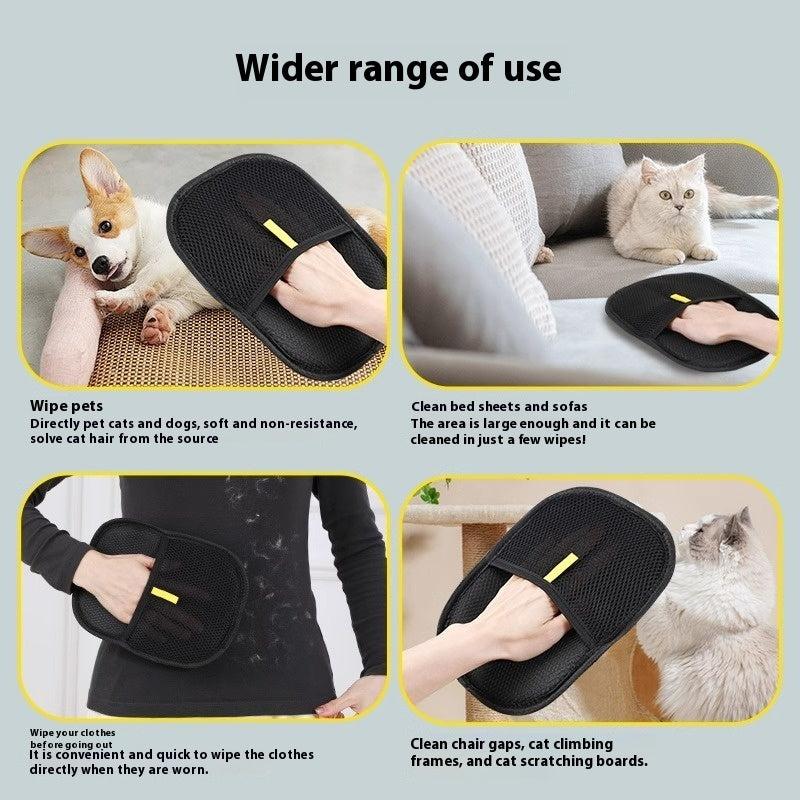Pet Hair Remover Mitt Pet Hair Remover Gloves Deshedding Brush