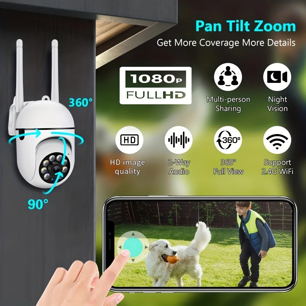 Ease Life APP Wireless 1080P HD Indoor/Outdoor WiFi Security Camera