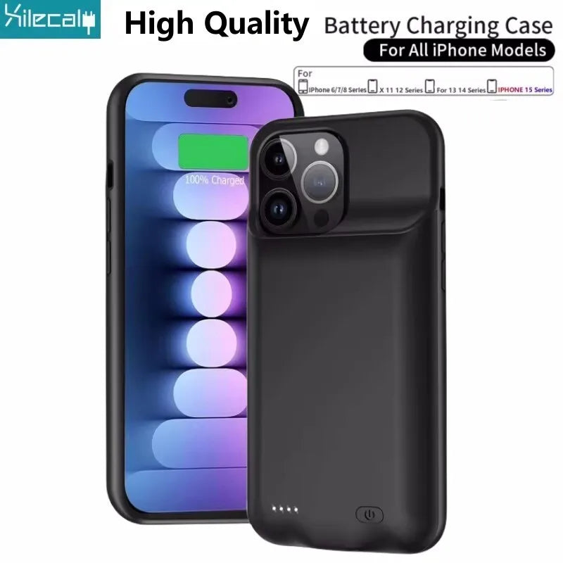 Battery Case For iPhone Power Bank Charging Power Case