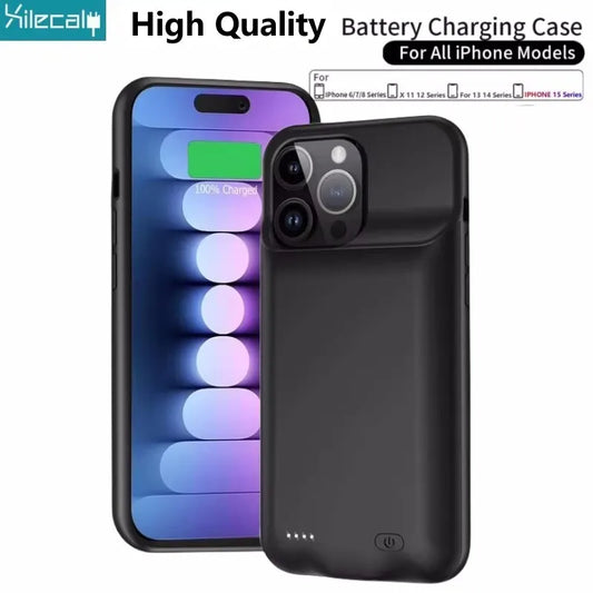 Battery Case For iPhone Power Bank Charging Power Case