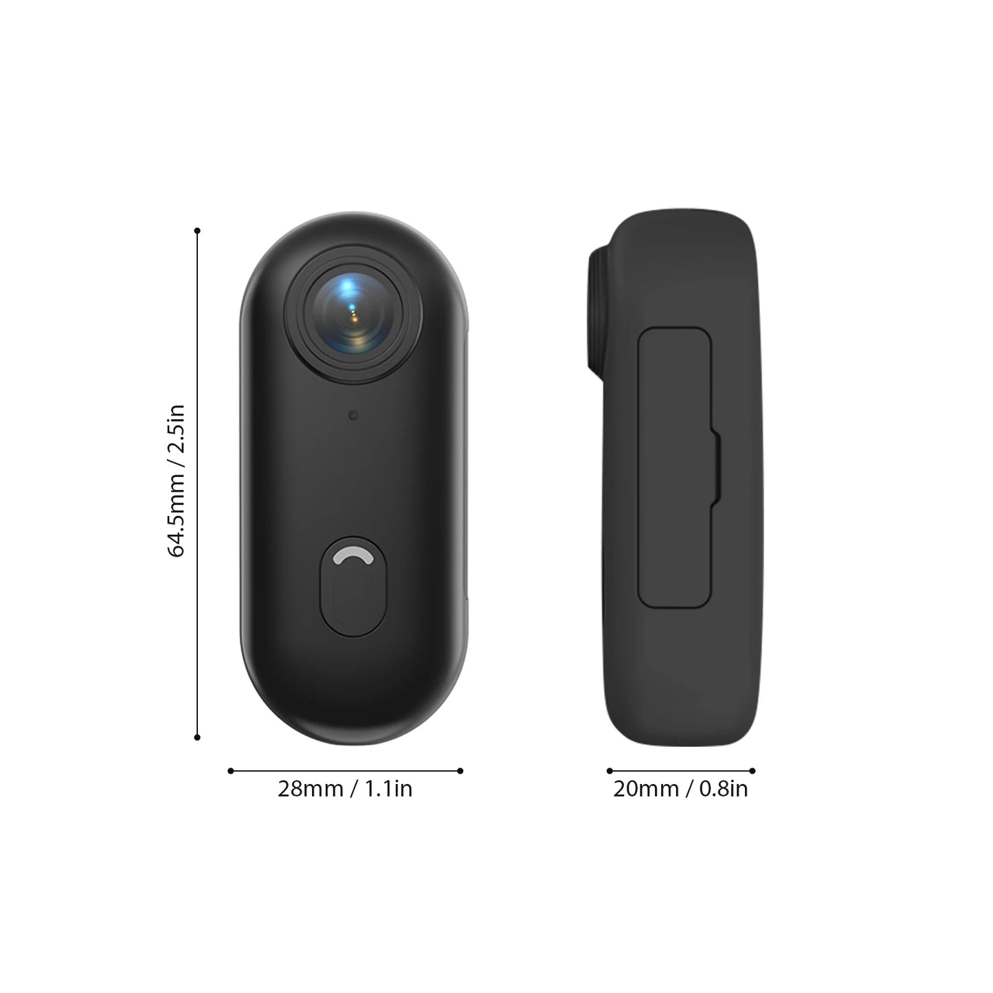 1080P Tiny Action Camera WiFi Sports Camera 120°